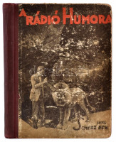Scherz Ede: A rádió humora. Bp., 1931, szerzői.  Kopott félvászonkötésben
