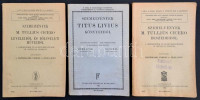 Szemelvények M. Tullius Cicero leveleiből és bölcseleti műveiből a gimnáziumok és leánygimnáziumok VII. osztálya számára. Magyarázta: Esztergomy Ferenc-Édes Jenő. Bp.,1941, Athenaeum, 144 p. Latin és magyar nyelveken. Kiadói