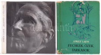 Áprily Lajos 2 db műve, első kiadások:Fecskék, őzek, farkasok. Szántó Piroska rajzaival. Bp., 1965, Móra. Első kiadás. Kiadói félvászon-kötés, kiadói kissé szakadt papír védőborítóban. Jelentés a völgyből. Bp.,