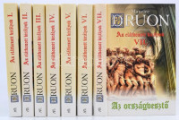 Maurice Druon: Az elátkozott királyok I-VII. Fordította Gyáros Erzsébet, Kamocsay Ildikó. Bp.,1999-2000, Európa. Kiadói kartonált papírkötés, 4ó állapotban.