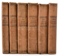 [Pierre Alexis de] Ponson du Terrail: Egy király ifjusága II-VI. kötet. (Hat kötetben.) II. rész I-II. kötet: A navarrai király kedvese. III. rész I-II. kötet: A szép Nancy csinyjei. IV. rész I-II. kötet: A vörös alsó kalandjai. V.