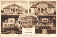 Balatonfűzfő, Uher-villa, Arany-villa, Tholt-villa, Petróczy-villa, Kósa-villa, Uhrin Kovács József építész alkotásai (fl)