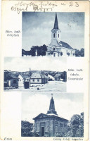 1936 Üröm, Római katolikus templom és iskola, utca, Görögkeleti kápolna  (EK)