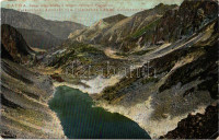 1905 Tátra, Tatry; Felkai-völgy, Kilátás a Lengyel-nyeregről, Fagyott-tó. Feitzinger Ede No. 964. / Velická dolina, lake (EK)
