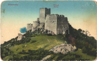 Temetvény, Hrádok; Temetvény vár. Laufer Nándor kiadása / Hrad Tematín / castle (kopott sarkak / worn corners)