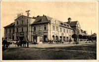 Tornalja, Tornala, Safárikovo; Városháza, Központi Kávéház és étterem, vendéglő / Mestsky dom, hotel central / town hall, hotel, restaurant, cafe