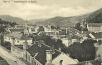 Trencsénteplic, Trencianske Teplice; látkép  a városról / general view (Rb)