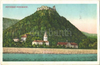 Vágváralja, Vág-Pohrágy, Povazské Podhradie (Vágbeszterce, Povazská Bystrica); vár, templom, kastély a Vágvölgyben / Das Waagthal, Burg Podragy / Váh Valley, castle, church / Povazie, Povazsky hrad (szakadás / tear)