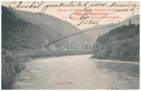 1908 Vágvölgyi részlet Földes-féle 'Margit-Creme' reklámmal / Povazie (ázott / wet damage)
