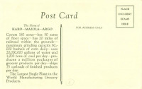 Argo, Summit-Argo, Summit (Illinois); Argo plant, Corn Products Refining Co.