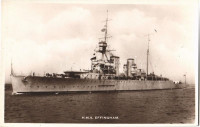 HMS Effingham Hawkins-class heavy cruiser of the Royal Navy