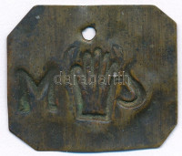 DN Réz robotbárca, lyukasztott (1,67g/27x32mm) T:2