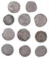 1550-1631. 11db-os vegyes magyar denár tétel, közte 'I. Ferdinád', 'Miksa', 'II. Ferdinánd' T:1-,2,2-Hungary 1550-1631. 11pcs of various Denar coins, including 'Ferdinand I', 'Maximilian', 'Ferdinand II' C:AU,XF,VF