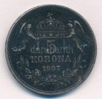 1907KB 5K Ag 'Ferenc József' T:2,2- patinaAdamo K7