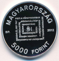 2012. 5000Ft Ag 'Örkény István születésének 100. évfordulója' tanúsítvánnyal T:PP