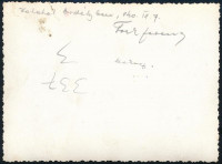 1940 Magyar lovasosztag az erdélyi bevonuláskor, hátoldalon feliratozott fotó, 8,5×11,5 cm
