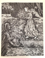 Dante Alighieri: La Divina Commedia. Kolozsvár, 1976, Dacia. Gy. Szabó Béla 20 db fametszetével illusztrált kiadvány. Kiadói papírkötésben, magyar, olasz, román és német nyelven, 43x33 cm,