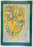 Lehoczky József (1957-): Csendélet, olaj, karton, 42×29,5 cm