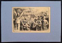 Gy. Molnár István (1933-2010): A budapesti Munkástanács ülése 1919. Rézkarc, papír, jelzett, 19×29 cm
