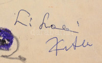 Vágvölgyi Ilona (1940-?): Össz. 21 db jelmezterv Tolsztoj: A sötétség hatalma c. darabhoz, Déryné Színház, 1974. Vegyes technika, papír. Lapméret: 60x26 cm.