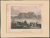 cca 1840 Esztergom. Acélmetszet.  Foltokkal. 11x15 cm