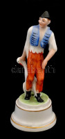 Herendi Ludas Matyi figura. Kézzel festett, jelzett (Herend Hungary 1942), hibátlan 12 cm