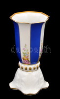 Rosenthal rózsás váza, matricás, jelzett, kopásnyomokkal, m: 15 cm