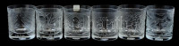 Riedel ólomkristály whiskys pohár készlet, 6db,  jelzett, hibátlan, m: 10,5 cm d: 9 cm