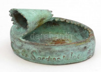 Grand Hyatt Bali szuvenír dísz szardíniás fém doboz, 10×7 cm
