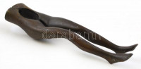 Erotikus bronz diótörő, 'Moren' jelzéssel h: 14 cm