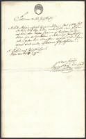 cca 1840-1850 6 klf bélyeg előtti okirat, szignettákkal. Magas katalógus érték.