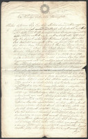 cca 1840-1850 6 klf bélyeg előtti okirat, szignettákkal. Magas katalógus érték.