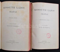 Kossuth Lajos: Irataim az emigrációból IX - X.. kötet.  Bp., 1904, Athenaeum, Kiadói kartonált sorozatkötésben, színezett lapszélekkel egyik köteten kis sérülés