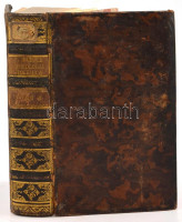 [Vitus Pichler (1670-1736)]: Theologia Polemica. Pars Secunda. Tyrnaviae [Nagyszombat], 1755., Typis, Academicis Societatis Jesu, 4 sztl. lev.+559+1 p.+4 sztl. lev. Latin nyelven. Korabeli aranyozott gerincű egészbőr-kötés, kissé kopottas