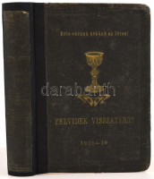 Énekeskönyv a csehszlovák köztársasági magyar reformátusok használatára. A zsinat által elrendelt kiadás. Párkány, 1937, harmadik kiadás. Félvászon kötésben. A borítón 'Felvidék visszatért! 1938-39' felirattal. Kopott