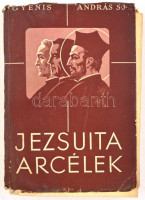 Gyenis András: Jezsuita arcélek. Bp., 1940., Korda. Kiadói papírkötés, rossz állapotban, foltos, a könyvtest elvált a borítótól, és a kötése szétválik.