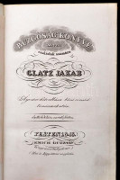 Glatz Jakab: Buzgóság' könyve mivelt családok számára. Ágostai hitvallásu bécsi consist tanácsnok után. Pest, 1843, Emich Gusztáv, 1 t.(acélmetszet címkép)+VI+400 p. Korabeli aranyozott egészbőr-kötés, aranyozott lapélekkel,