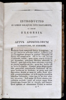Joannis Nepomuk Alber [Alber Nepomuk János (1753-1830)]: Institutiones Hermeneuticae Scripturae Sacrae Novi Testamenti. Tom. III.: Introductio in libros reliquos Novi Testamenti, et erorum exegesis.Pestini (Pest), 1818, Joannies Thomae Trattner