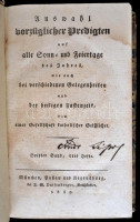 Auswahl vorzüglicher Predigten auf alle Sonn- und Feiertage des Jahres, wie auch bei verschiedenen Gelegenheiten und der heiligen Fastenzeit von einer Gesellschaft katholischer Geistlicher. Dritter Band, drei Hefte. München-Passau-Regensburg,