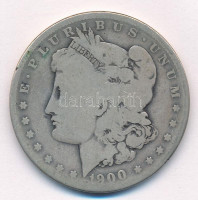 Amerikai Egyesült Államok 1900O 1$ Ag 'Morgan' T:3 USA 1900O 1 Dollar Ag 'Morgan' C:F Krause KM#110