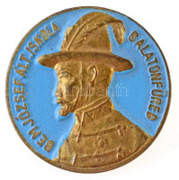 DN 'Bem József Általános Iskola - Balatonfüred' festett Br jelvény (22mm) T:1-