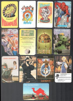 1983-2000 13 db reklámos kártyanaptár
