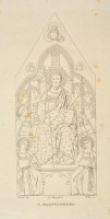cca 1860 Szent Bertalan, rézmetszet, rajzolta G. Marmocchi, metszette Filippo Livi, 37×20 cm