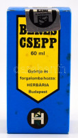 1989 Béres csepp bontatlan dobozában. Herbária.