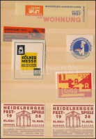 kb 100 darabos levélzáró gyűjtemény propaganda, kiállítás