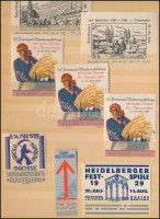 kb 100 darabos levélzáró gyűjtemény propaganda, kiállítás