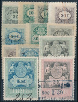 1898 12 klf régi magyar okmánybélyeg