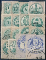 1891 16 klf régi magyar okmánybélyeg