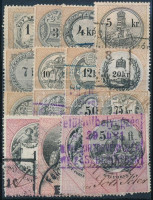 1880 16 klf régi magyar okmánybélyeg