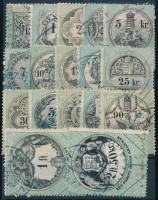 1868 17 klf régi magyar okmánybélyeg